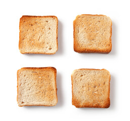 slices of toasted bread