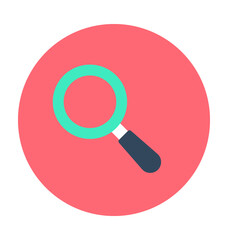 Magnifier Colored Vector Icon