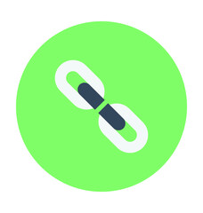 Linkage Colored Vector Icon