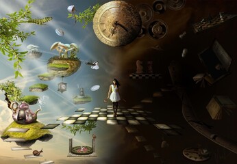 surrealism art magic mystical