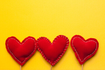 heart on a stick holiday gift decoration valentine love fun