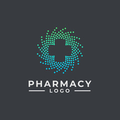 Obraz premium Hospital Logo Design, Pharmacy Logo Design, Health Care Logo Design and Medical Logo Design