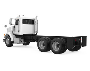 Semi-trailer Truck Isolated