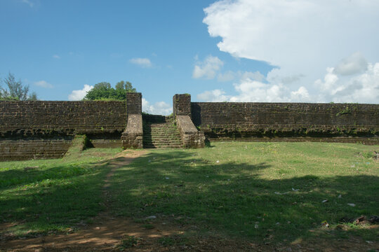 ex castle and palace of arakan Kingdom in Mrauk U Myanmar