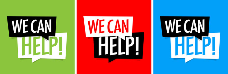We can help !