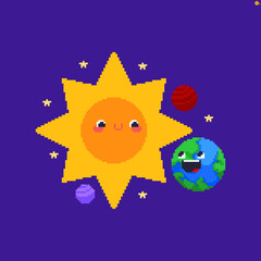 Pixel Solar System