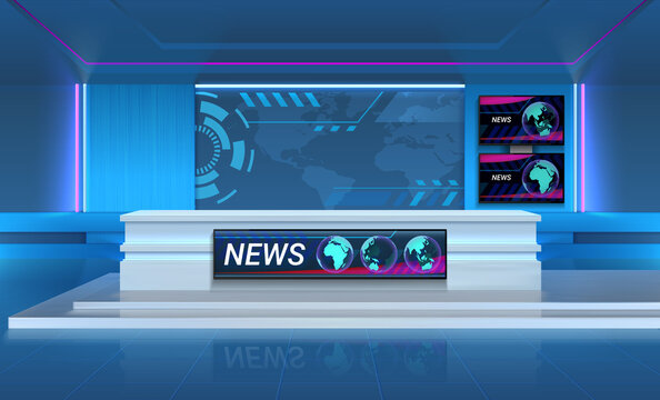 11 4 Best News Studio Desk Images Stock Photos Vectors Adobe Stock