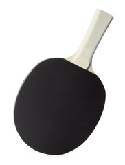 Ping pong racket isolated on white. Table tennis equipment