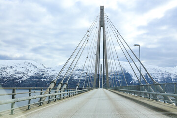 Helgelandsbridge in ,Helgeland,Nordland county,Norway,scandinavia,Europe