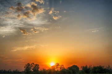 Sunrise is a great time to relax in nature for energy