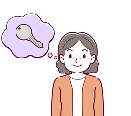 防犯意識のイラスト