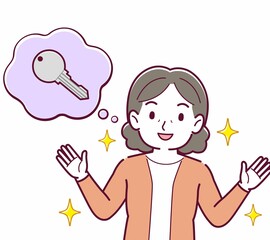 防犯意識のイラスト