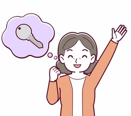 防犯意識のイラスト