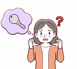 防犯意識のイラスト