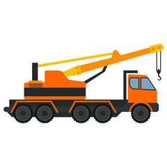 Obraz na płótnie Canvas heavy equipment logo isolated on white background. vector illustration