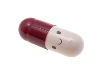 medical capsule isolated