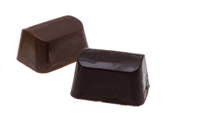 chocolate candy isolated