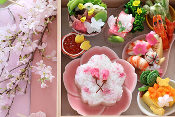 お花見ランチ　お花見御膳　さくら御膳　桜御膳　おうちでお花見
