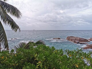 Aussicht auf das Meer, Seychellen