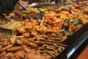 Street Snacks at a Hong Kong Night Market