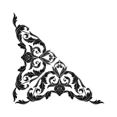 Calligraphic design elements: page decoration, Premium Quality and Satisfaction Guarantee Label, antique and baroque frames and floral ornaments, grunge frames.