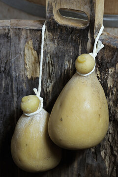 Caciocavallo Podolico Of Basilicata, Basilicata, Italy, Europe