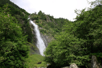 Wasserfall in Partschins, Südtirol, Italien, Europa, 