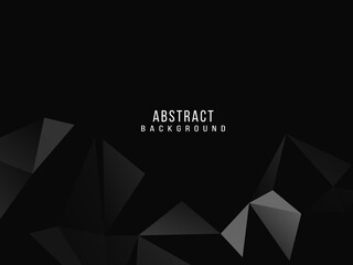 Dark geometric black abstract background elegent design pattern