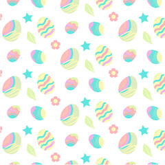 Easter eggs pattern. easter pattern. simple easter eggs. abstract pattern on easter eggs