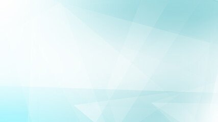 Abstract blue white and gray polygon triangle pattern gradient background. 3d render illustration.