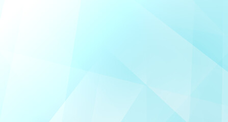 Abstract blue white and gray polygon triangle pattern gradient background. 3d render illustration.