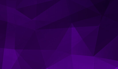 Abstract purple black gradient triangle background. 3D triangles. modern wallpaper.