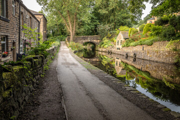 Moorgate Bridge on the Huddersfield Narrow Canal