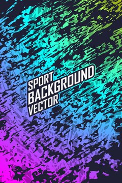 Texture for sports abstract background. Racing stripe graphic for livery, extreme jersey team, vinyl car wrap and decal stickers.