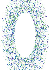 Purple Color Dot Background. Green Circle Celebration. Round Wedding Illustration. Blue Carnival Confetti.
