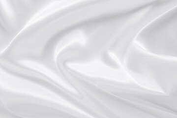 Naklejka premium Abstract white fabric texture background