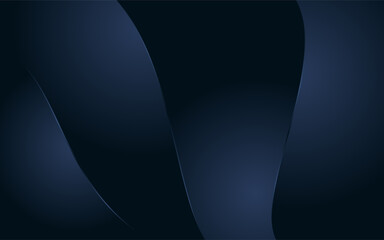 Modern Dynamic Wave Lines Navy Background Design. Abstract Background Design Illustration.