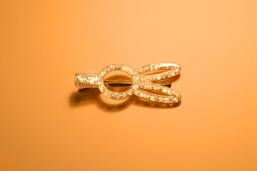 beautiful brooch in gold color