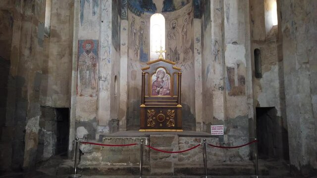 The Cathedral of the Holy Cross on Akdamar Island, in Lake Van in eastern Turkey, is a medieval Armenian Apostolic cathedral.