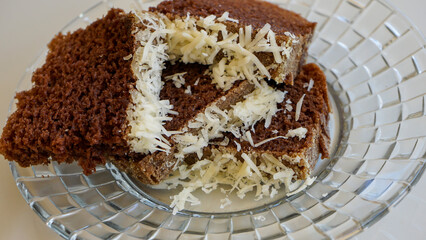 cake with chocolate