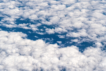 Obraz premium Beautiful clouds pattern seen from an unusual angle