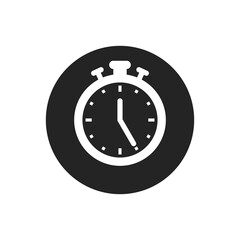 Clock Timer graphic design. Vector Illustration.