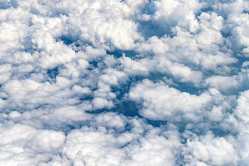 Obraz premium Beautiful clouds pattern seen from an unusual angle
