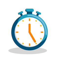 Clock Timer graphic design. Vector Illustration.