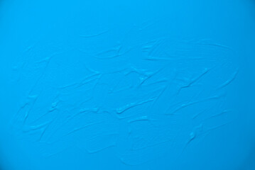 Water based gel on a blue background.