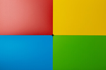 geometric background of multicolored plastic