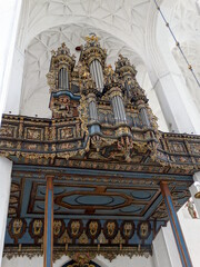 Kościół Mariacki w Gdańsku, zabytki sakralne w Polsce,  organy