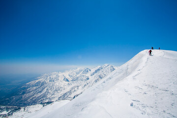 ski lift in the mountains