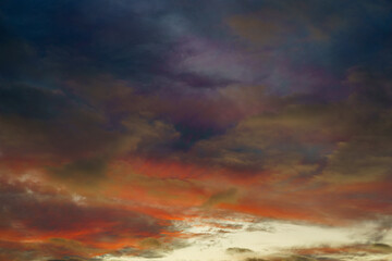 Fototapeta premium Gulf of Mexico Sunset Cloudporn