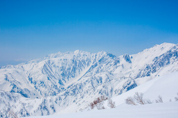Obraz premium snow covered mountains